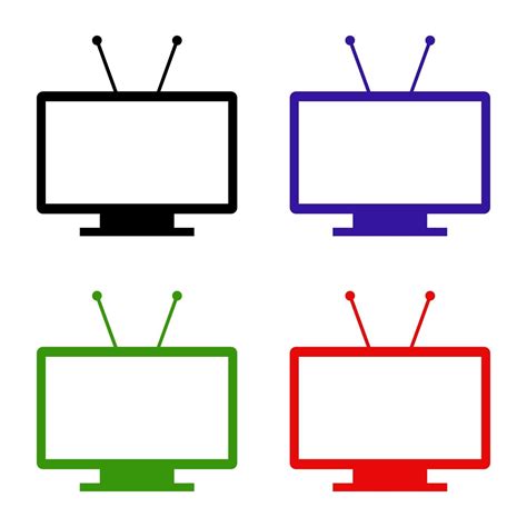 Television Set On White Background 2148233 Vector Art At Vecteezy