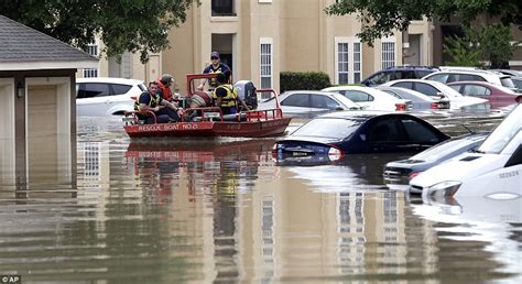 Houston Flooding Sees Five Dead After A Month Of Rain Fell In One Hour