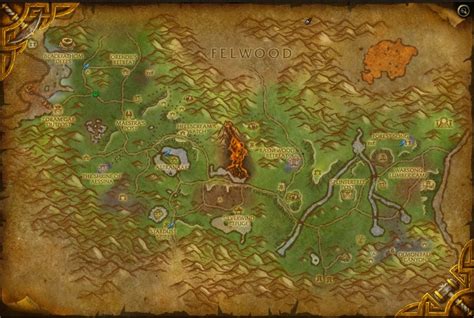 World Of Warcraft Zone Maps World Of Warcraft Questing And