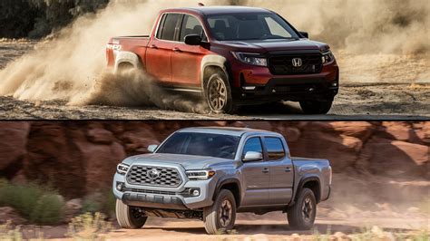 2021 Honda Ridgeline Vs Toyota Tacoma Pros And Cons Review Which Is