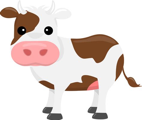 Cow Clipart Colored Vaca Da Fazenda Png Free Transparent Clipart