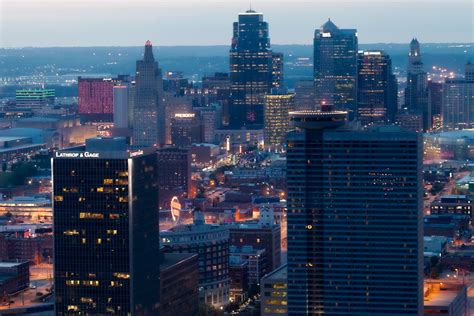 Downtown Kansas City Skyline Aerial Aerial View Of Downtow Flickr