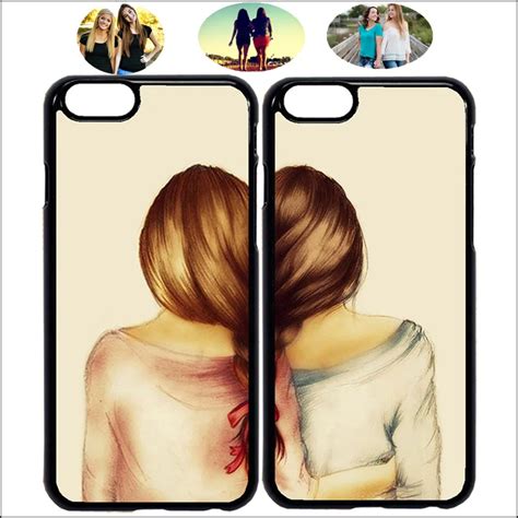 Fun Cute Girls Best Friend Bff Matching Phone Case Cover For Iphone X 7