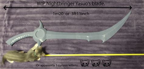 Wip Nighbringer Yasuos Blade 1 By Canuprintit On Deviantart