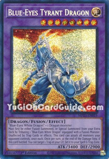 Yu Gi Oh Blue Eyes Tyrant Dragon
