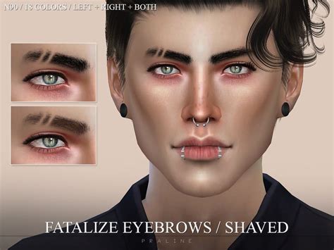 Eyebrows The Sims 4 Maxis Match Viewhon