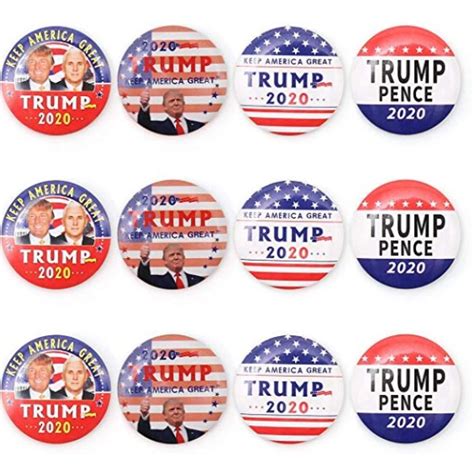12 Donald Trump 2020 Presidential Lapel Pins Election 2020 Campaign