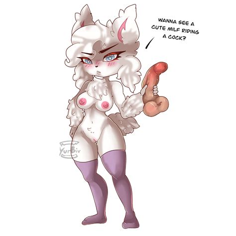 Rule 34 1girl Anthro Blue Eyes Blush Blushing Breasts Diives Female Female Only Fur Furry