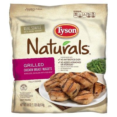 I love this recipe because you can make a large batch, freeze. Tyson Naturals Grilled Frozen Chicken Nugget - 18oz ...