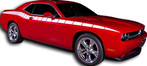 2011 2014 Dodge Challenger Cuda Style Body Line Vinyl Stripe Kit