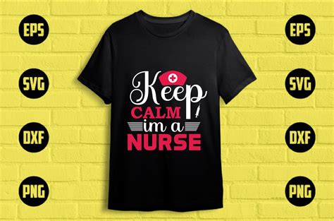 Keep Calm Im A Nurse Graphic By Creativedesign · Creative Fabrica