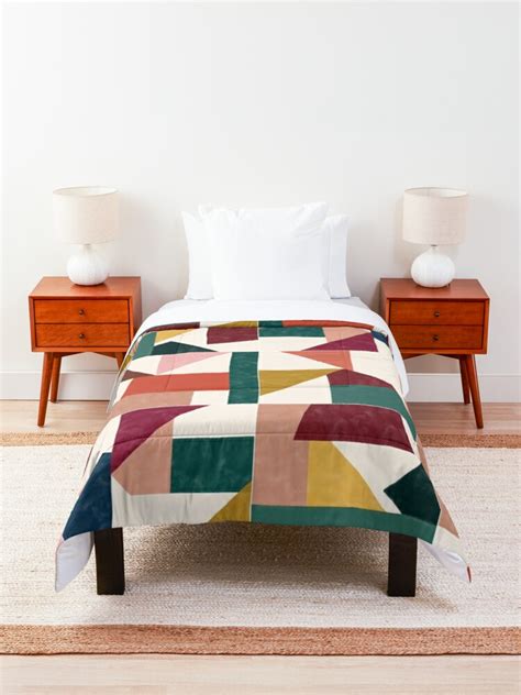 Tangram Wall Tiles 01 Comforter By Designdn Bedroom Decor Wall Tiles