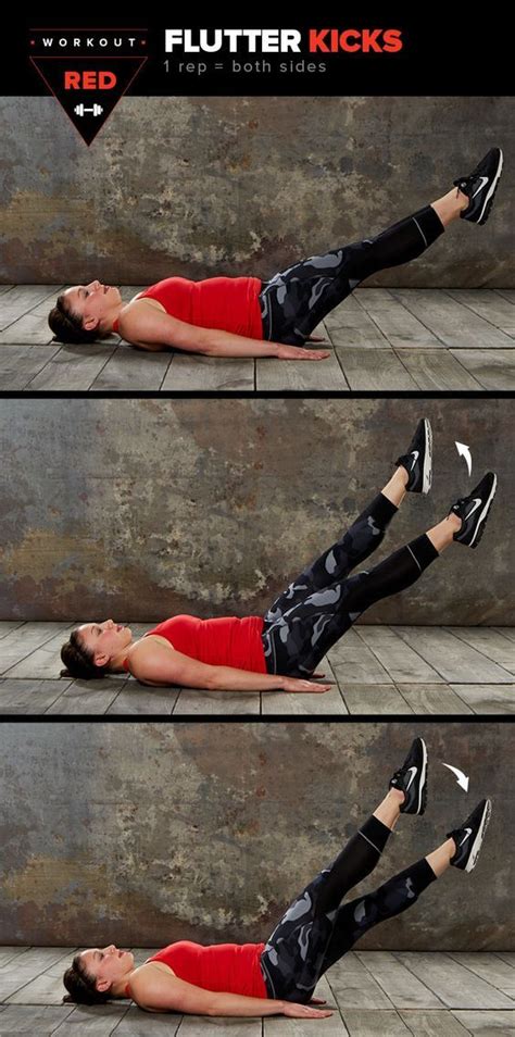 here s how to do flutter kicks workout challenge flutter kicks 30 day fitness