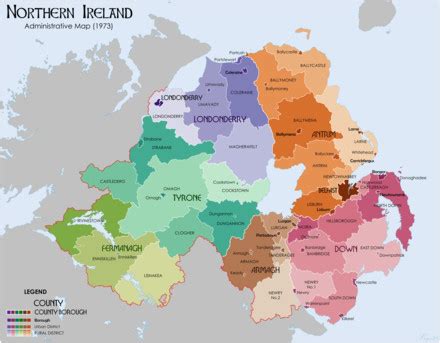 County Tyrone Northern Ireland Map Secretmuseum