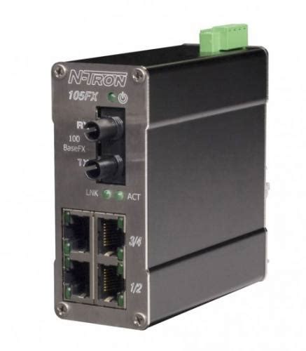 Red Lion N Tron 105fx St 5 Port Unmanaged Industrial Ethernet Switch