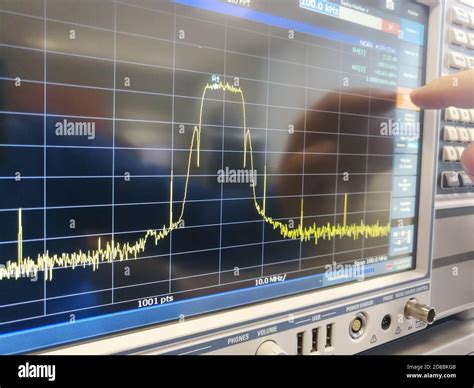 análisis del espectro del canal de transmisión de datos de radiofrecuencia en espectro