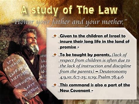 Honor Your Father And Your Mother The Fifth Commandment Lesson