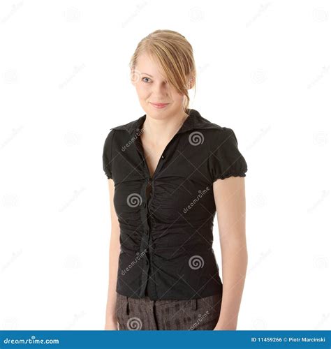 Casual Young Caucasian Women Stock Photo Image Of Blond Charming