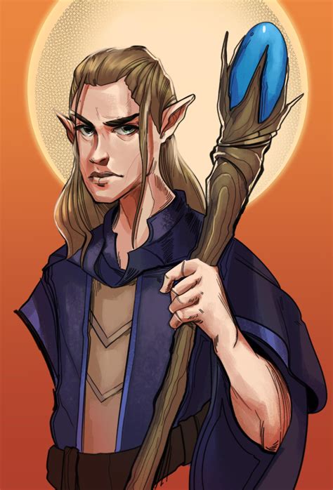 Art High Elf Wizard Character Commissions Rdnd