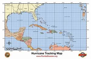 Large Hurricane Track Chart