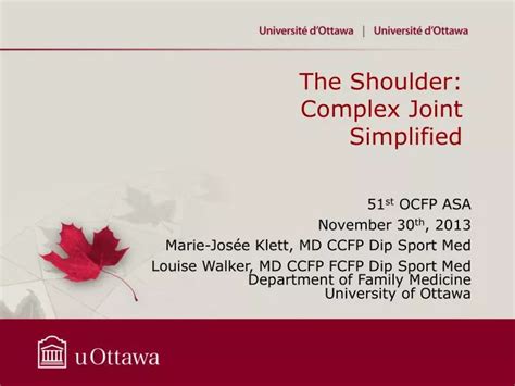 Ppt The Shoulder Complex Joint Simplified Powerpoint Presentation