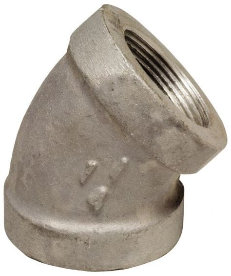 Latrobe Foundry 1 12 Aluminum Pipe 45° Elbow Msc Industrial