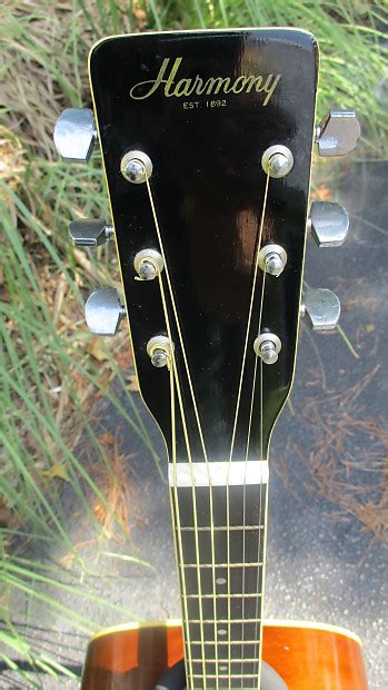 Harmony H166 Acoustic Guitarnaturalrare Guitarzan Reverb