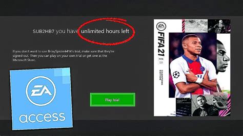 Fifa 21 Unlimited Hours Ea Access Glitch Xbox Ps4 Working