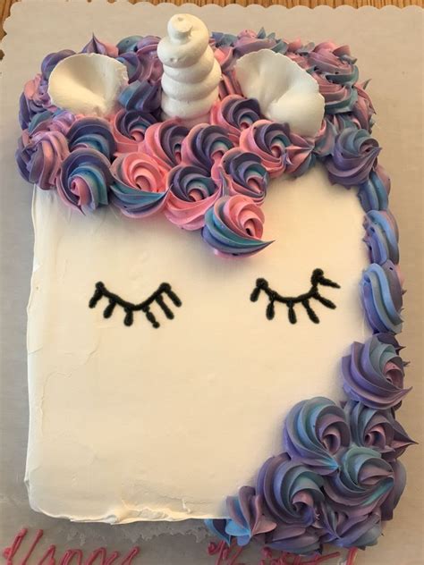 To order your cake, just complete the walmart cakes order form and bring it to your local walmart bakery. Whipped cream unicorn birthday cake! Tasted delicious! Cake was wonderful! - Yelp