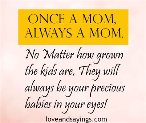 Always A Mom Love And Sayings