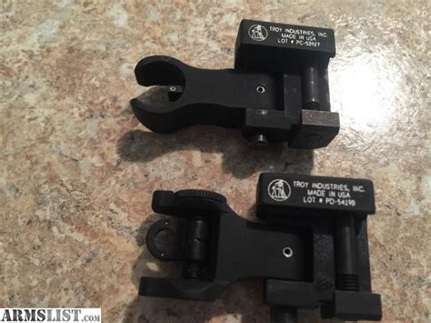 Armslist For Sale Troy Hk Tritium Flip Sight Set Ar Ar15 Black