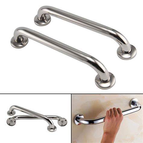 2pcs safety bathroom aid bath shower hand grip grab towel rail bar handle 300mm ebay