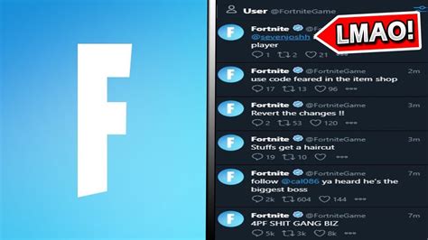 Fortnites Twitter Got Hacked Here Are The Tweets Youtube