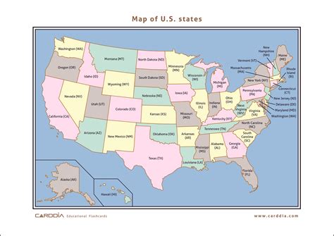 Map Of Us States Free Download  Pdf