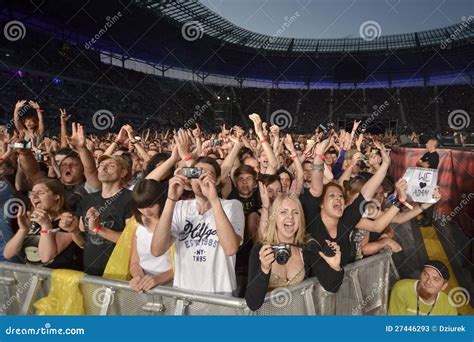 Fans At The Concert Editorial Stock Photo Image Of Bravo 27446293