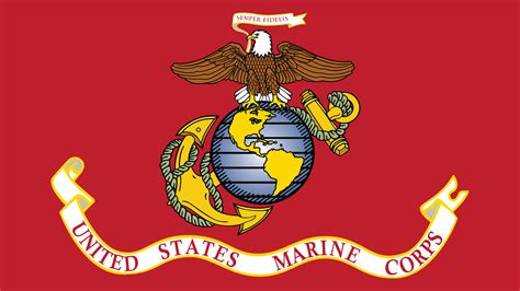 USMC Flag color | Usmc, United states marine corps, United states marine