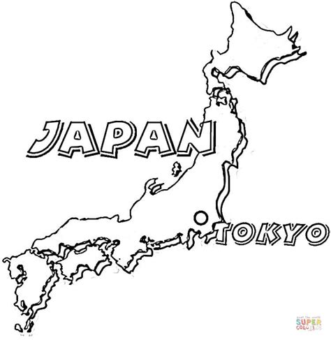 Create your own custom map of japan. Japan Coloring Page - Coloring Home