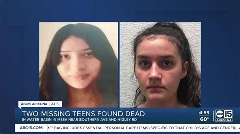 Two Missing Teens Found Dead In Mesa Police Say One News Page Video
