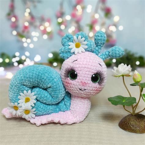 Crochet Snail Pattern Amigurumi Toys Plush Pattern Etsy