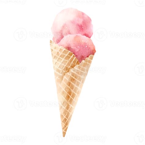 Free Strawberry Ice Cream 22584708 Png With Transparent Background