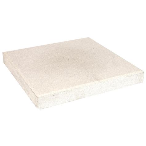 Oldcastle 20 In X 20 In White Concrete Step Stone 12052330 The Home