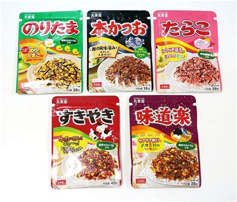 Marumiya Furikake Japanese Rice Seasonings 5 Packs 504oz