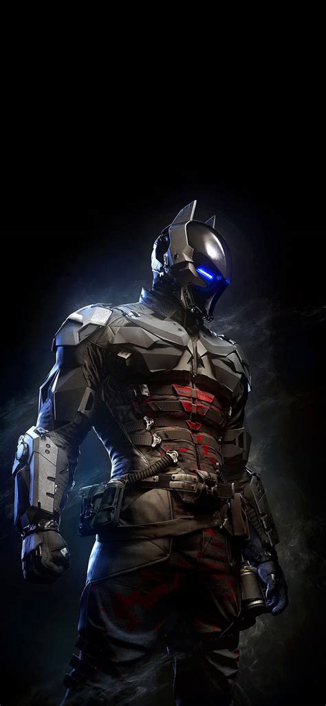 Download Batman Arkham Knight Futuristic Suit Iphone X Wallpaper