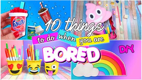 10 Fun Things To Do When Youre Bored What To Do When Bored Youtube