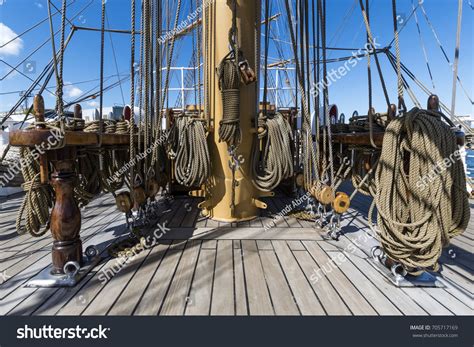 Mast Sailing Ship Deck Stock Photo 705717169 Shutterstock