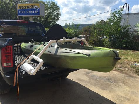 Diy Outriggers Installed Kayaking Kayak Fishing Installation