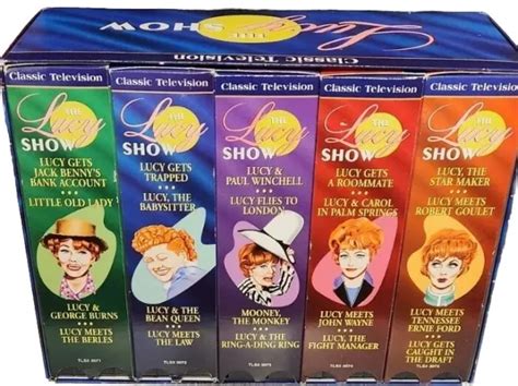 The Lucy Show Vhs Box Set 10 Tapes W20 Episodes Classic Television