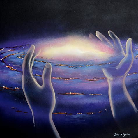 God Created The Universe Painting By Lois Viguier