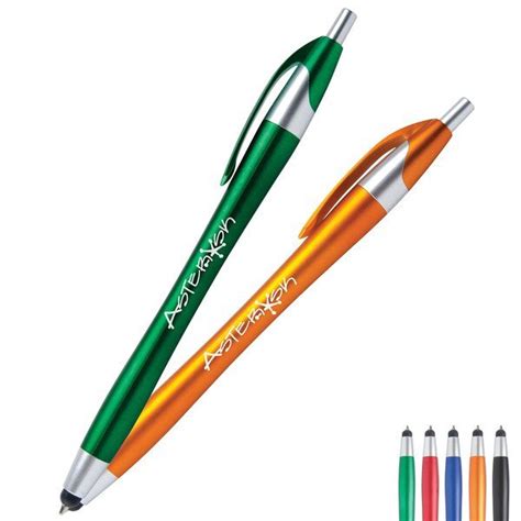 Javalina Metallic Retractable Ballpoint Pen And Stylus Promotions Now