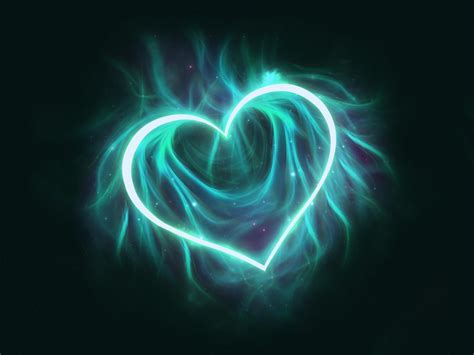 Blue Heart Wallpapers Wallpaper Cave